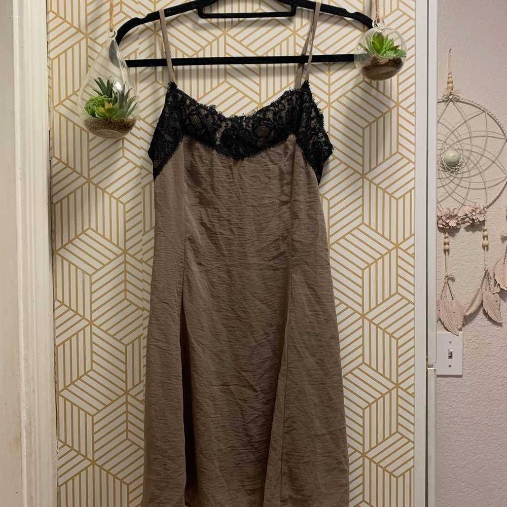 Lingerie beige slip dress - image 1