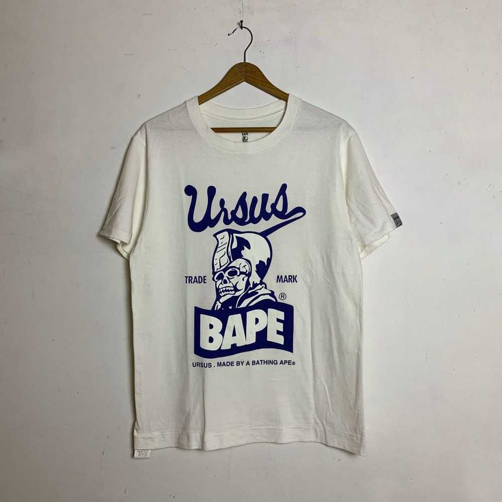 Bape Ursus Made By A Bathing Ape Big Logo Tee - image 2