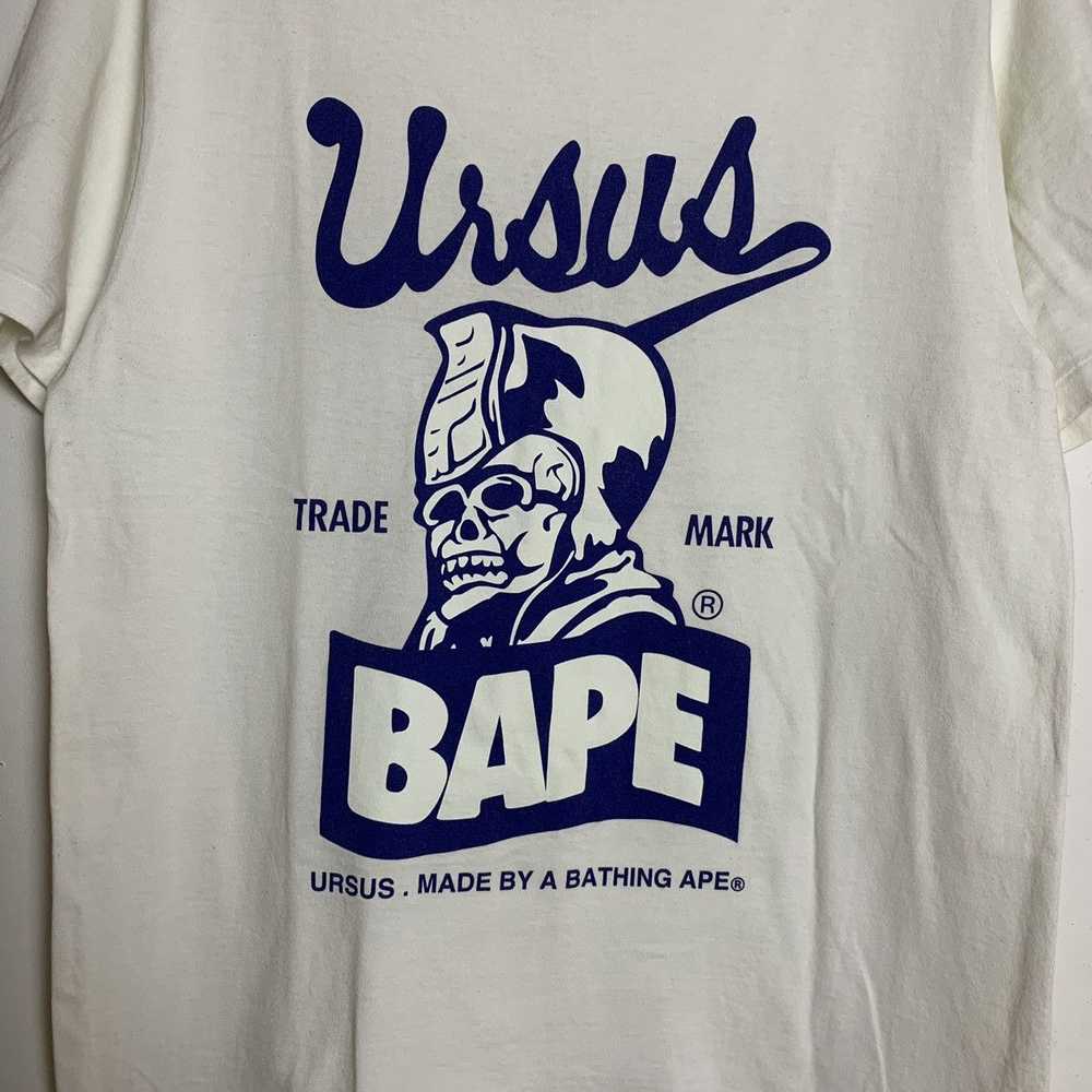 Bape Ursus Made By A Bathing Ape Big Logo Tee - image 4