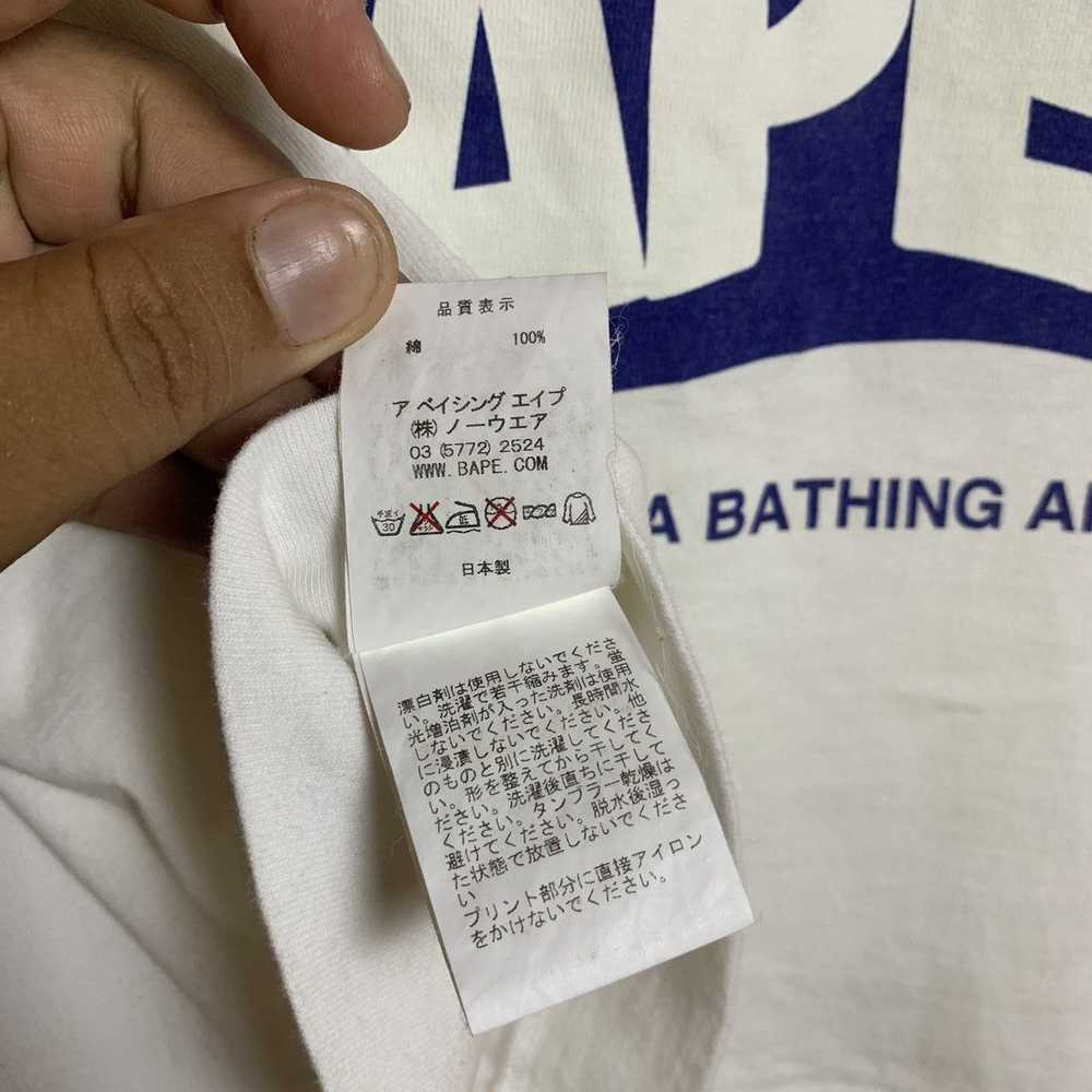 Bape Ursus Made By A Bathing Ape Big Logo Tee - image 8