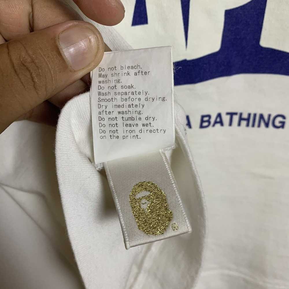 Bape Ursus Made By A Bathing Ape Big Logo Tee - image 9