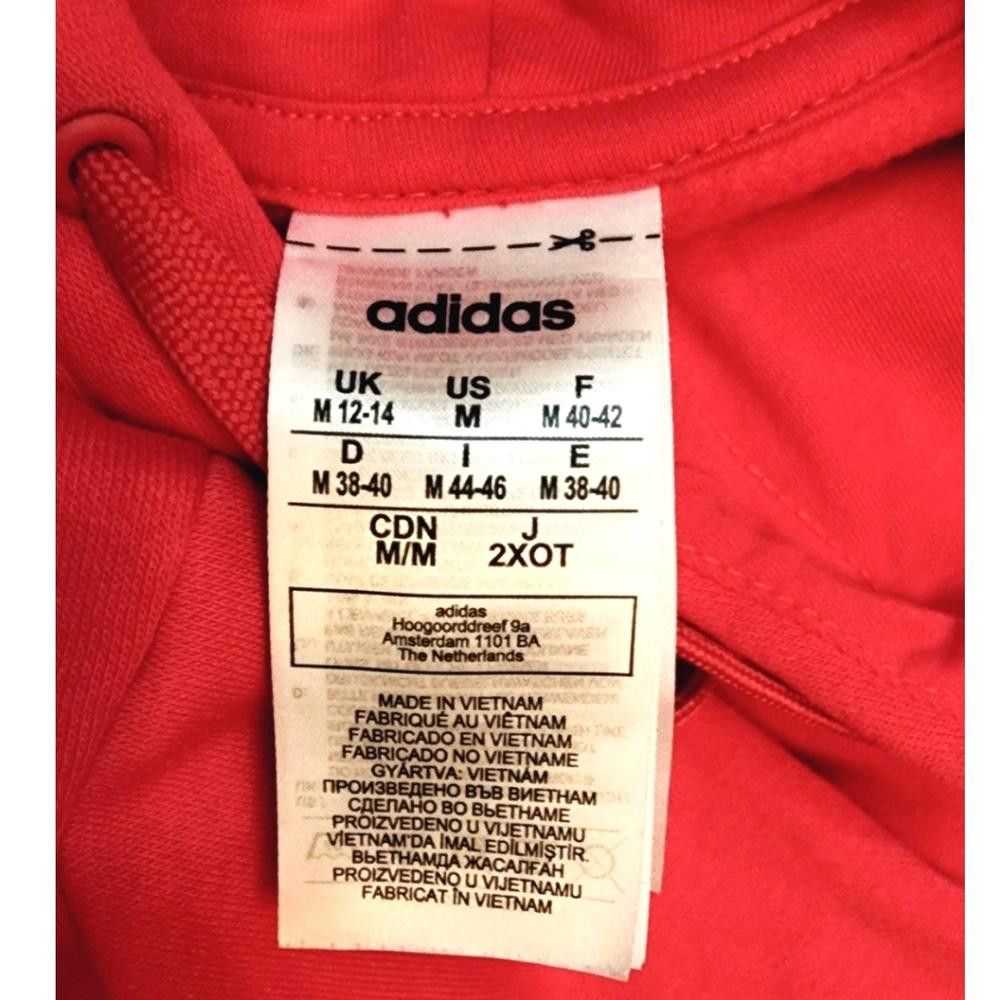 Adidas Adidas Hot Pink Size Medium Hoodie - image 5