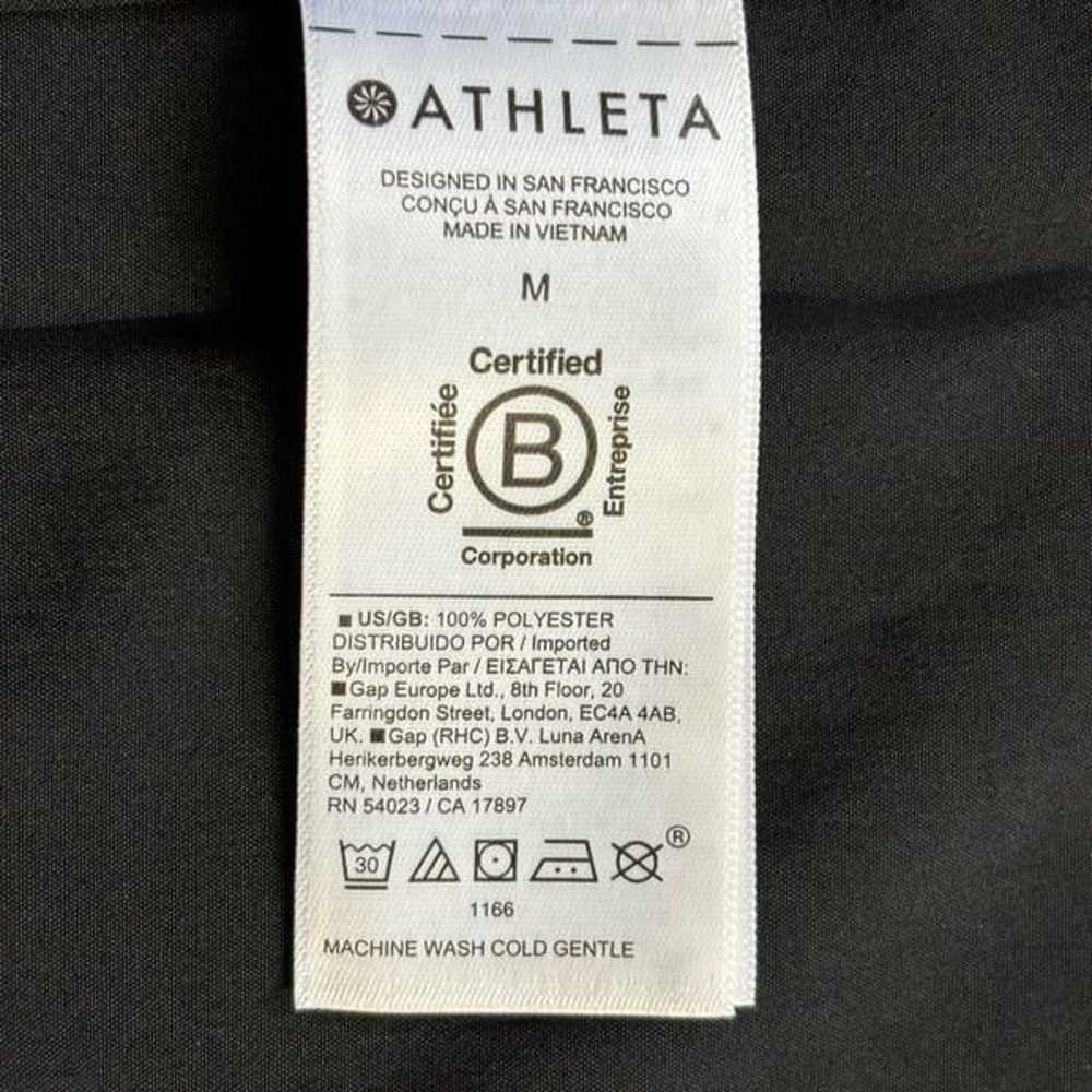 Athleta Performance Poplin Dress Black size Mediu… - image 7