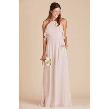 Birds Grey Jules Chiffon Bridesmaid Dress - image 1