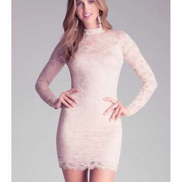 BEBE Lace Bodycon Dress L