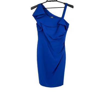 Vince Camuto dress asymmetric body con blue size 1