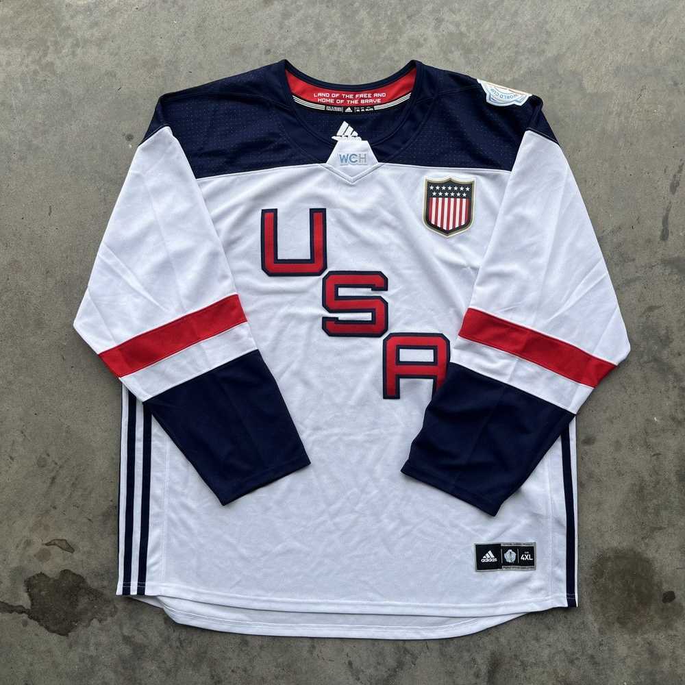 Usa Olympics × Vintage World Cup of Hockey USA Je… - image 1