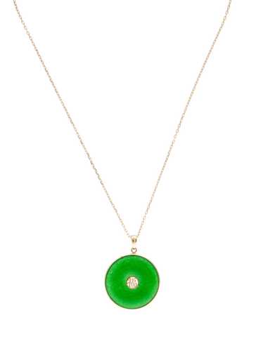 Jewelmak 14K Yellow Gold Featuring Carved & Round… - image 1