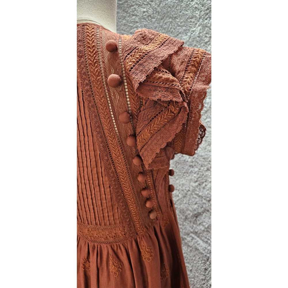 Sea New York NY Sophie Lace Copper Tunic Pom Pom … - image 11