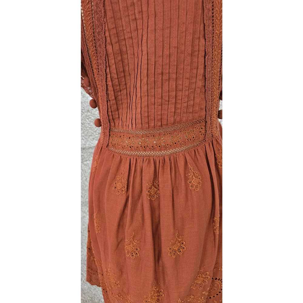 Sea New York NY Sophie Lace Copper Tunic Pom Pom … - image 9