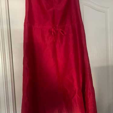 BR strapless red dress - image 1