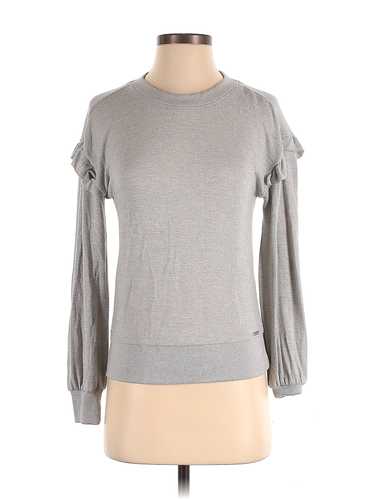 T Tahari Women Gray Pullover Sweater XS