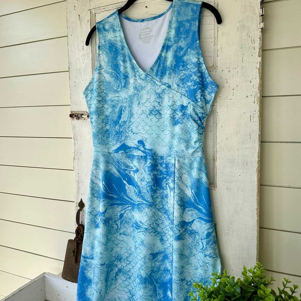 SILVER BAIT, NWOT, WOMENS, BLUE/GREEN, TIE DYED D… - image 3