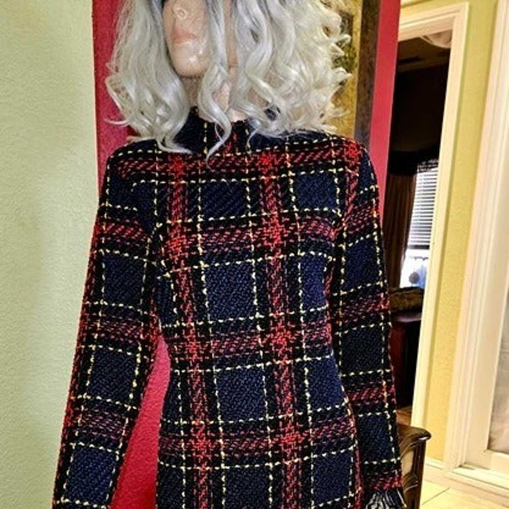 Women's Plaid Mini Dress Size Med In US Size Char… - image 1