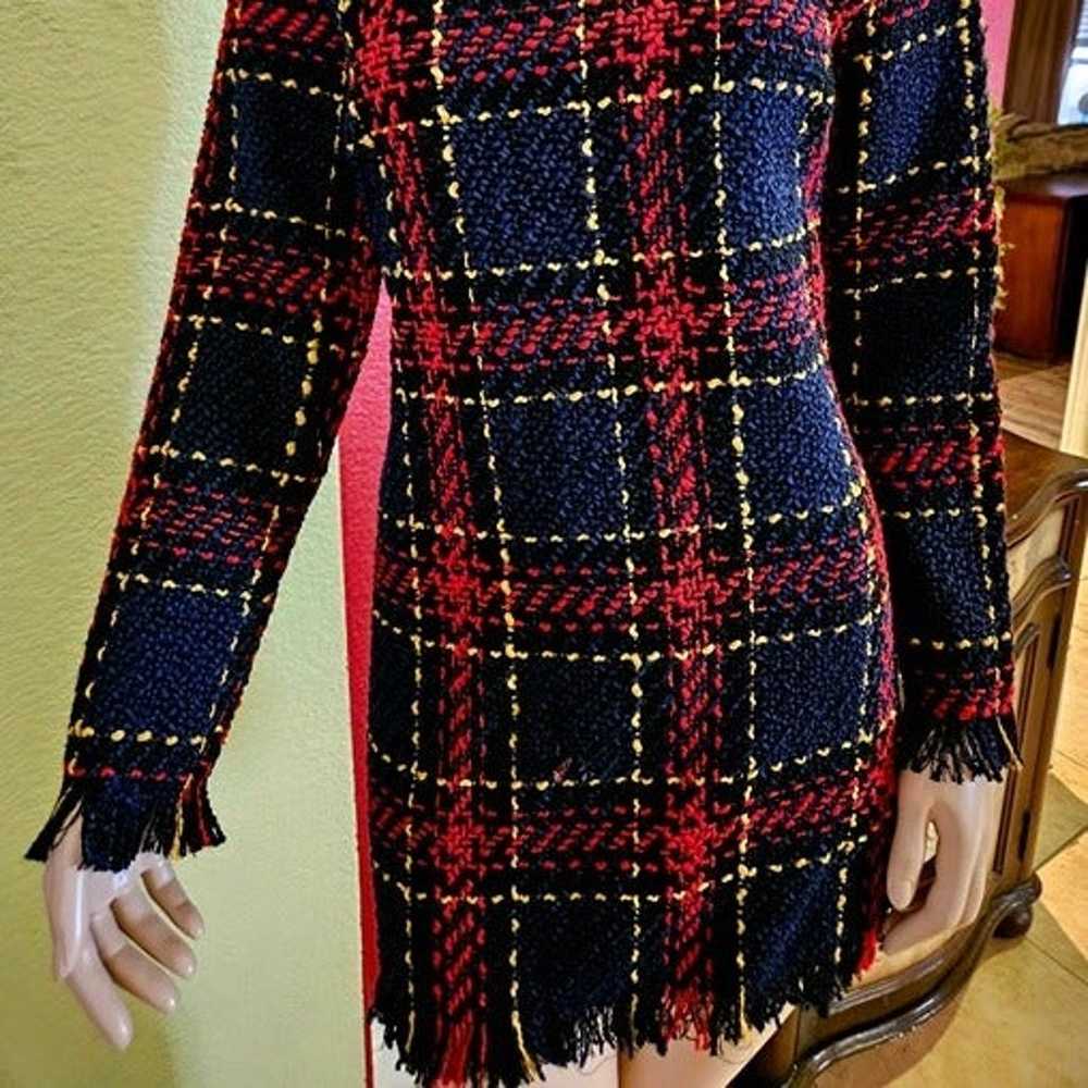 Women's Plaid Mini Dress Size Med In US Size Char… - image 2