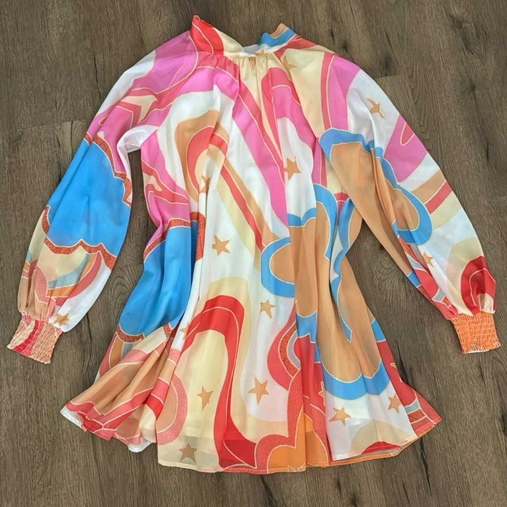 Aura Colorful Abstract Dress - image 1