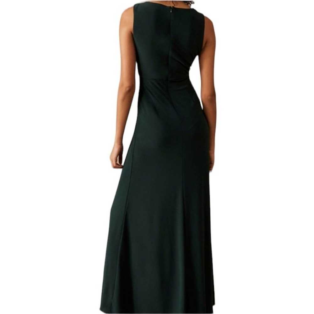 BHLDN Cortine Long Gown Dress - Forest Green Size… - image 4