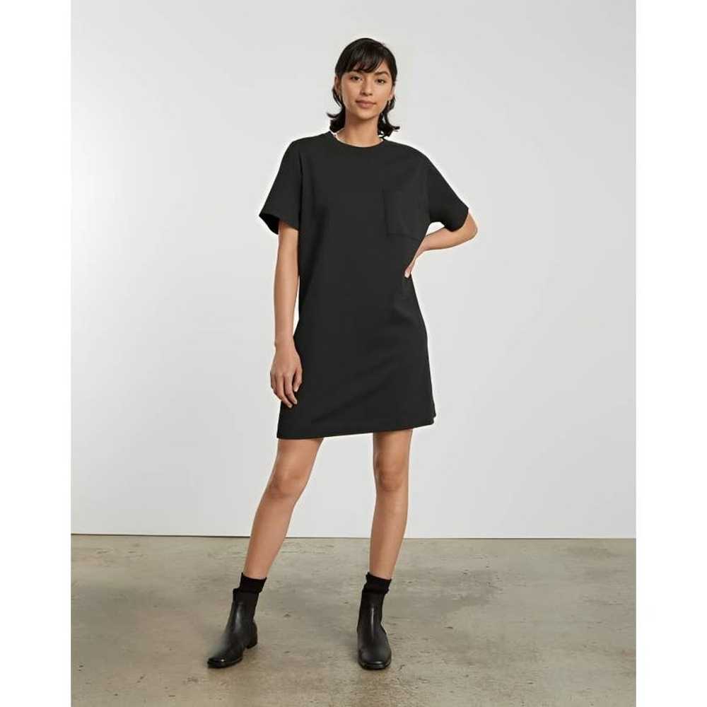 Everlane The Weekend Mini Tee Dress in Black Smal… - image 1