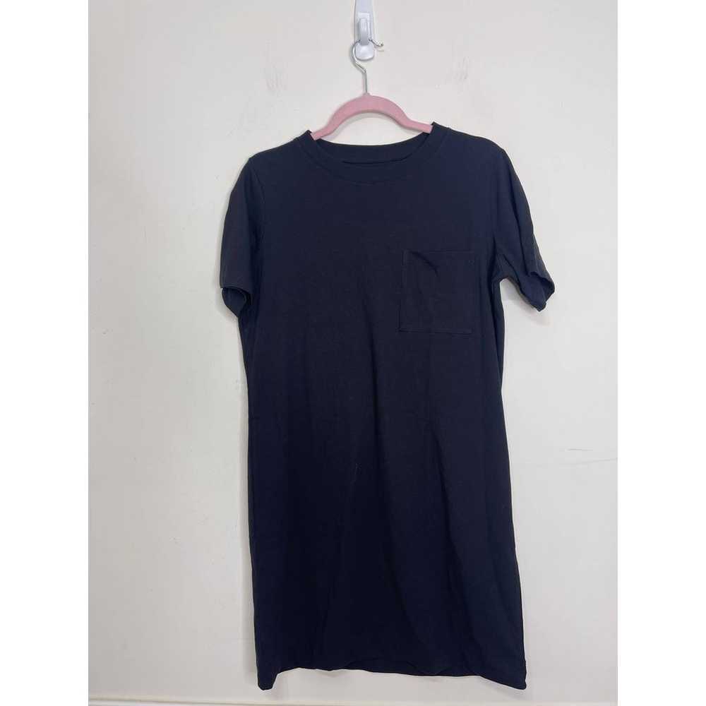 Everlane The Weekend Mini Tee Dress in Black Smal… - image 2