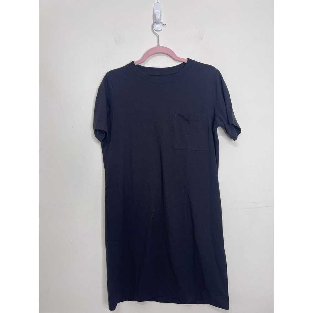 Everlane The Weekend Mini Tee Dress in Black Smal… - image 6