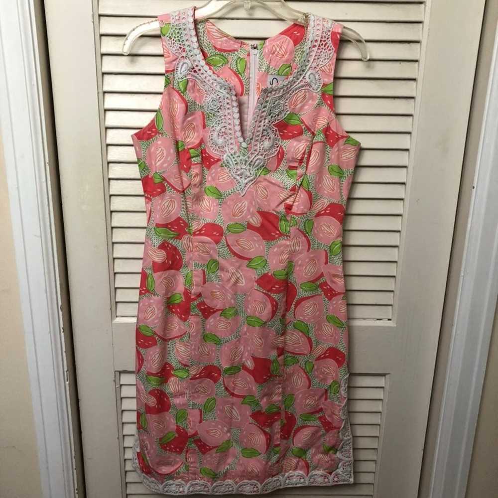 Vintage Lilly Pulitzer Pink Peach Dress - image 1