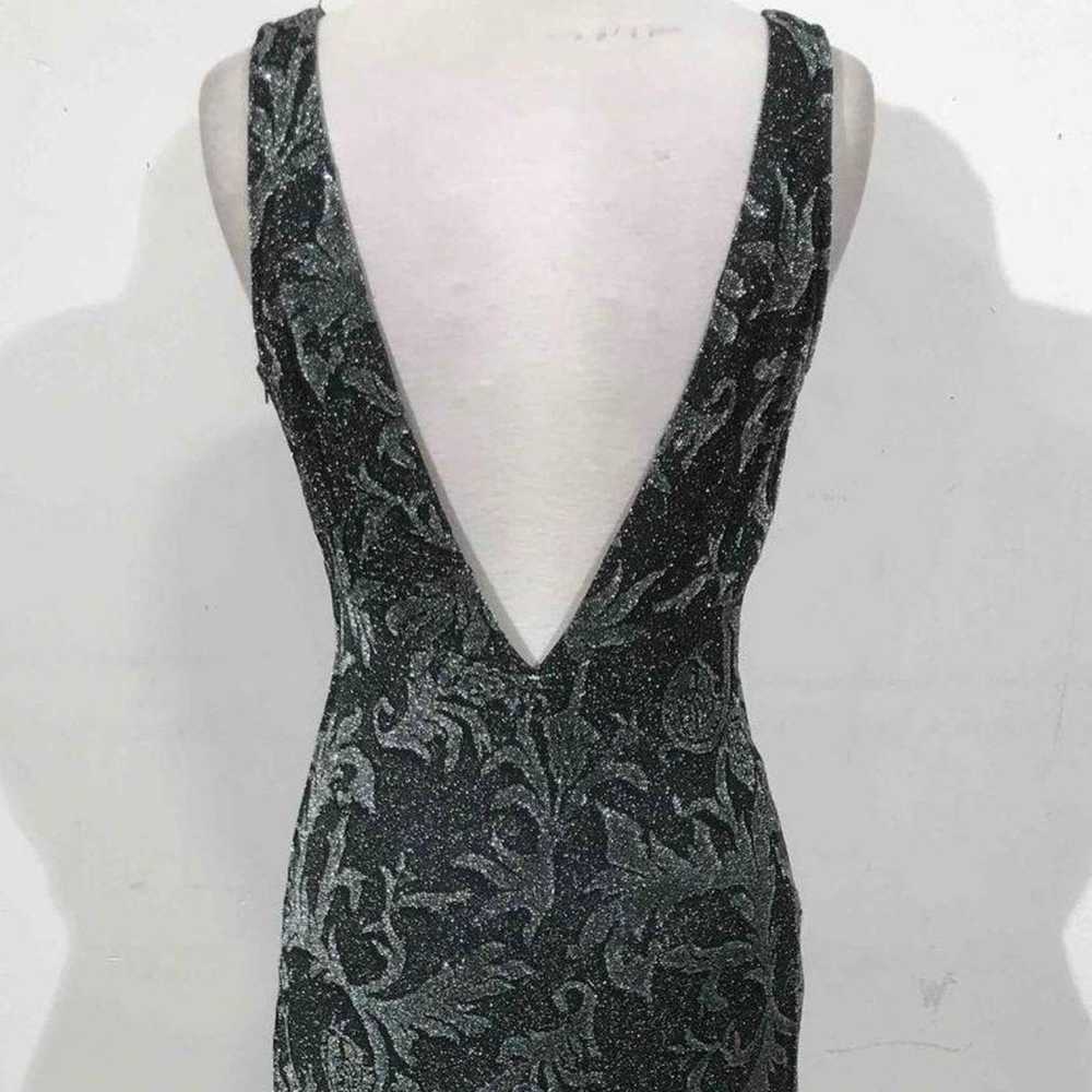 Rare VINTAGE All That Jazz Black & Silver Maxi Ba… - image 4