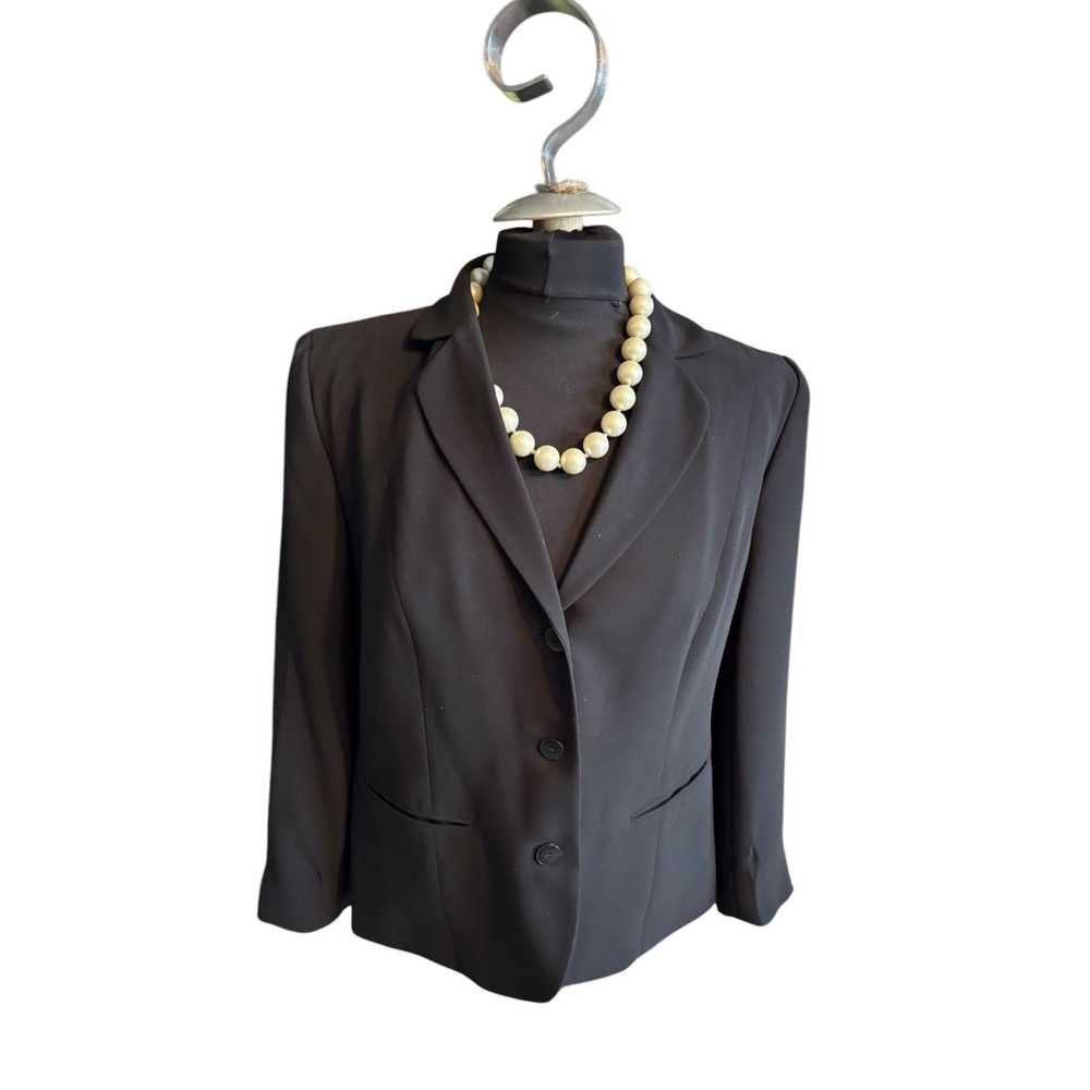 Loft Ann Taylor Loft Womens Black Blazer Size 10 … - image 5