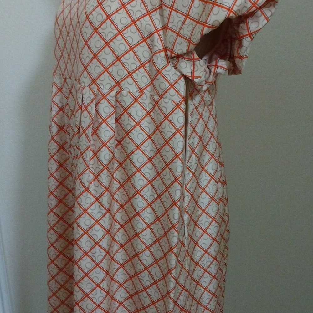 Juicy Couture Vintage Size 8 Dress Geometrical Pa… - image 2