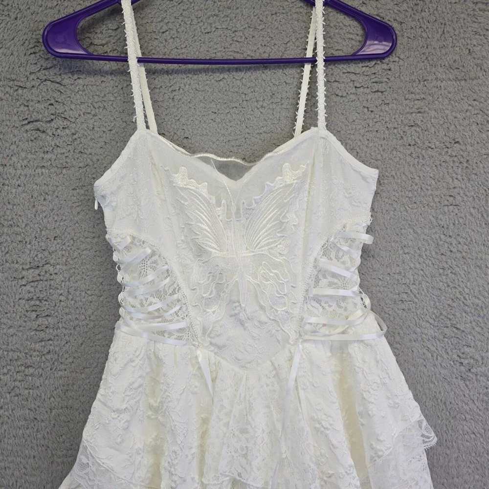 Dolls Kill Dark In Love Dress Women S Lace White … - image 3