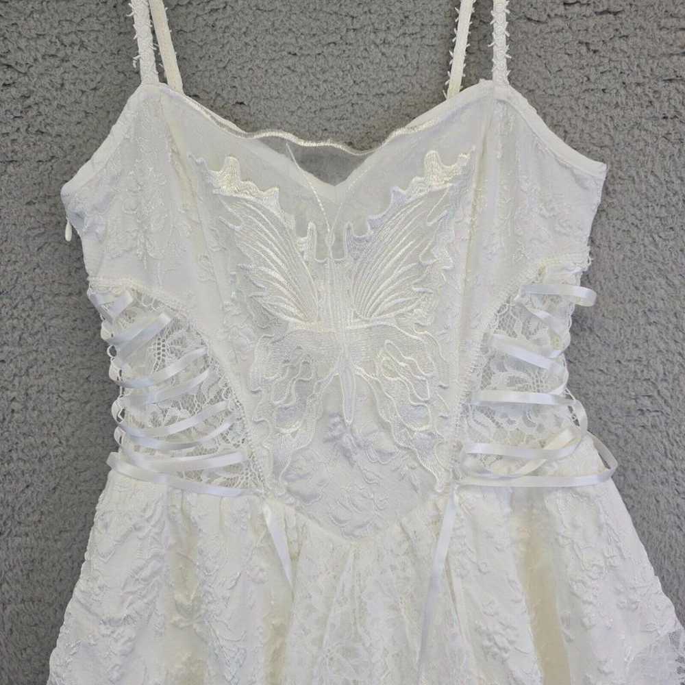 Dolls Kill Dark In Love Dress Women S Lace White … - image 4