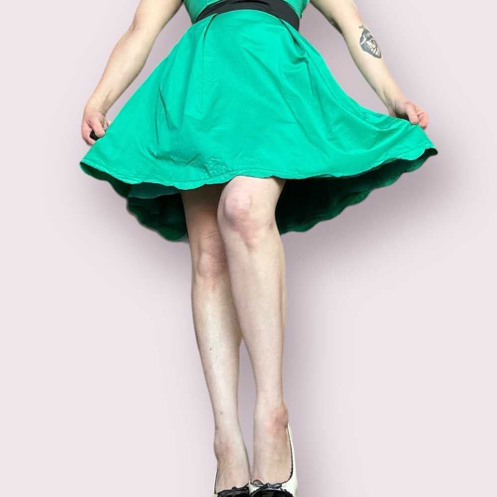 Modcloth Myrtlewood of California green pinup roc… - image 5