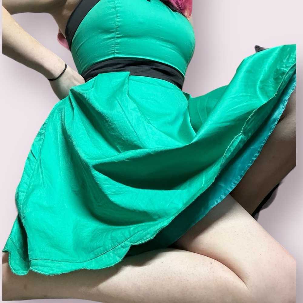 Modcloth Myrtlewood of California green pinup roc… - image 6