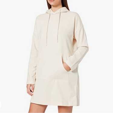 Vero Moda Octavia LS Sweat Dress Jrs Beige Size M 