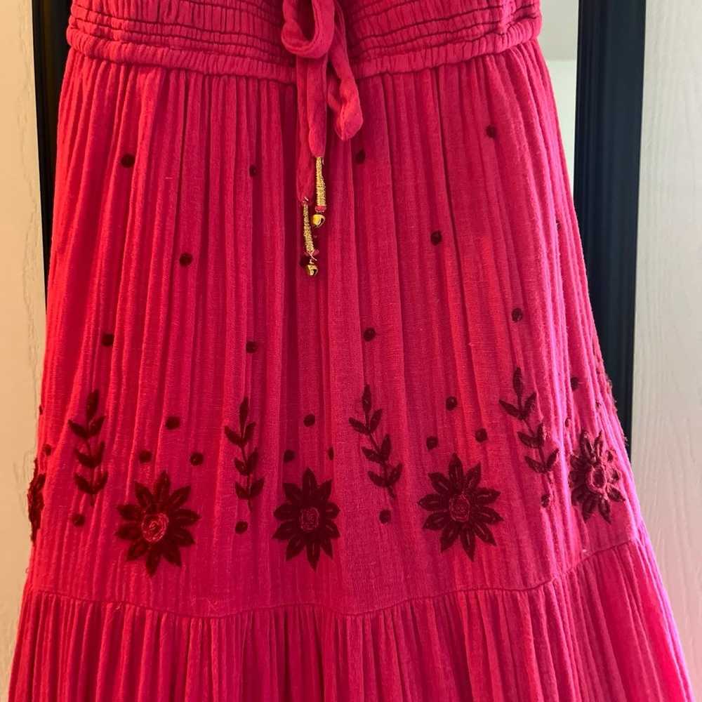 Free People Real Love Embroidered Maxi Dress - image 5