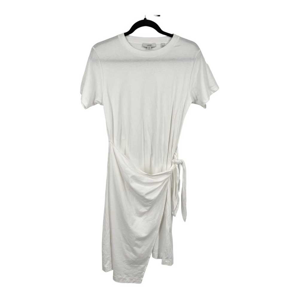 Vince t-shirt Dress Side Tie Cotton short sleeve … - image 1