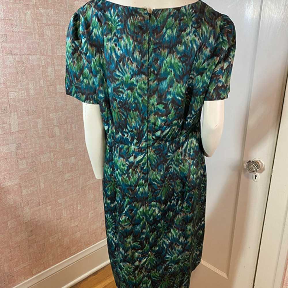 Vintage 50's sheath dress sz M - L - image 4