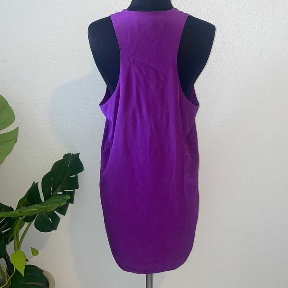 Alexander Wang purple silk racerback mini dress - image 2