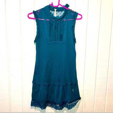 Free people sheer mini dress.