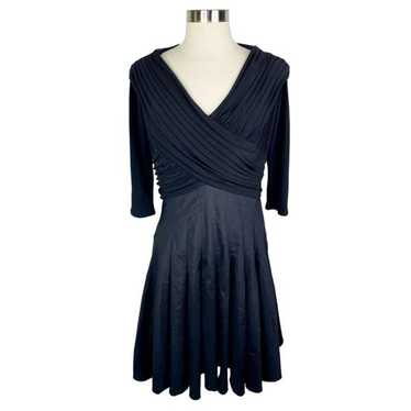 Tadashi Collection Black V-Neck Evening Dress - image 1