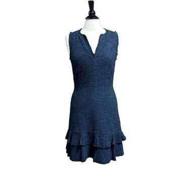 Rebecca Taylor Navy Sleeveless A-Line Dress Size 8