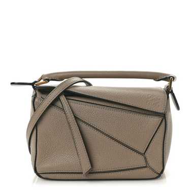 LOEWE Calfskin Mini Puzzle Bag Sand