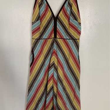 Chevron Stripe Vintage Dress Summer dress - image 1