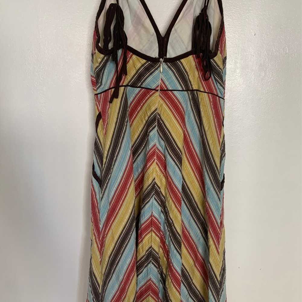 Chevron Stripe Vintage Dress Summer dress - image 3