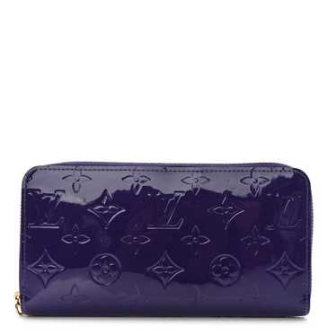 LOUIS VUITTON Vernis Zippy Wallet Blueberry