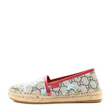 GUCCI GG Supreme Monogram Blooms Espadrilles 36 B… - image 1