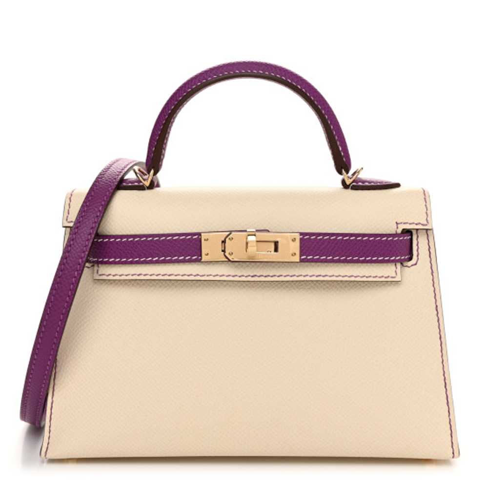 HERMES Epsom Mini Horseshoe Kelly Sellier 20 Crai… - image 1