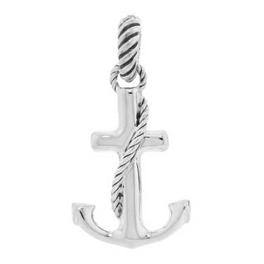 DAVID YURMAN Sterling Silver Maritime Anchor Enha… - image 1