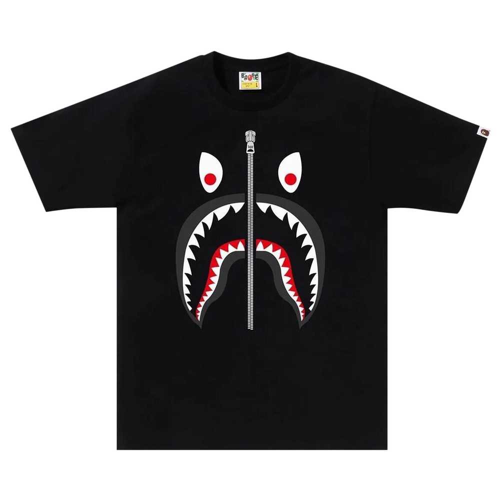 Bape BAPE Mad Shark Tee 'Black' - image 1