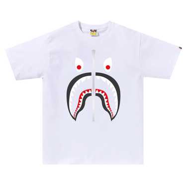 Bape BAPE Mad Shark Tee 'White' - image 1