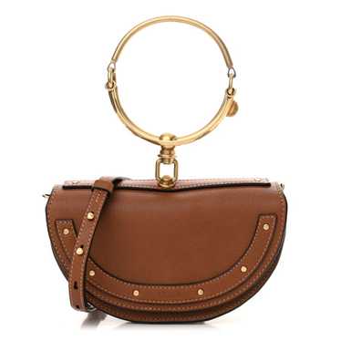 CHLOE Calfskin Small Nile Bracelet Minaudiere Bag 